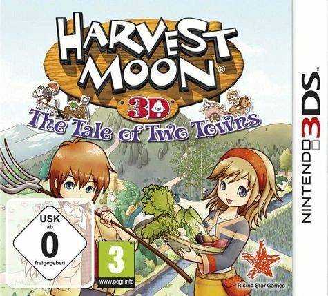 3DS - Harvest Moon 3D Geschichten Zweier Städte - Nur Modul (Gebraucht)