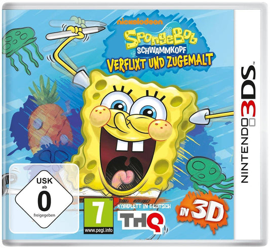 3DS - Spongebob Schwammkopf Verflixt Und Zugemalt - Nur Modul (Gebraucht)