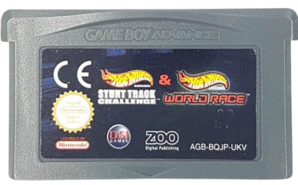 GBA - Hot Wheels Stunt Track Challenge & Hot Wheels World Race - Nur Modul (Gebraucht)