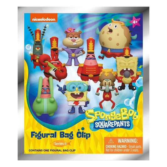 SpongeBob Schwammkopf - 3D PVC Schlüsselanhänger Series 6 - Blind Bag