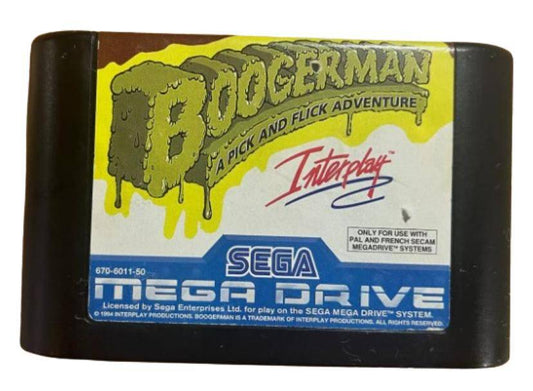 SMD - Boogerman A Pick And Flick Adventure - Nur Modul (Gebraucht)