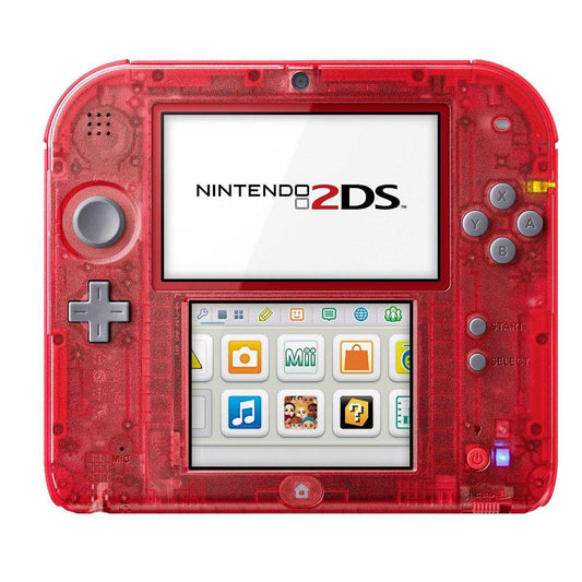 2DS - Konsole - Rot Transparent (Gebraucht)