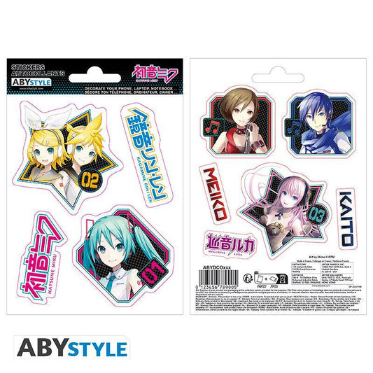 Hatsune Miku - Sticker Charaktere - 16 x 11 cm