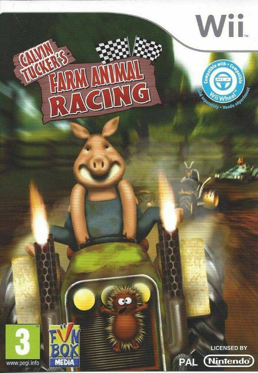 Wii - Calvin Tuckers Farm Animal Racing (Gebraucht)