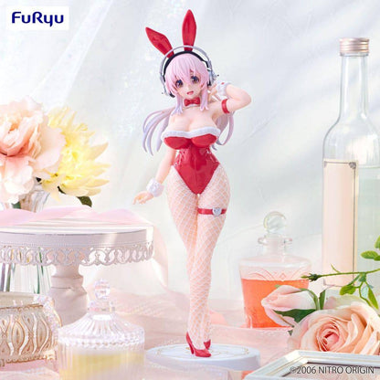Super Sonico - Statue Super Sonico BiCute Bunnies Red Ver. - 30 cm