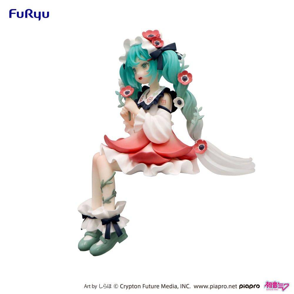 Hatsune Miku - Noodle Stopper Statue  Flower Fairy Anemone - 14 cm