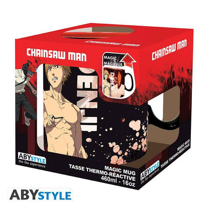 Chainsaw Man - Tasse mit Thermoeffekt Denji & Aki - 460 ml