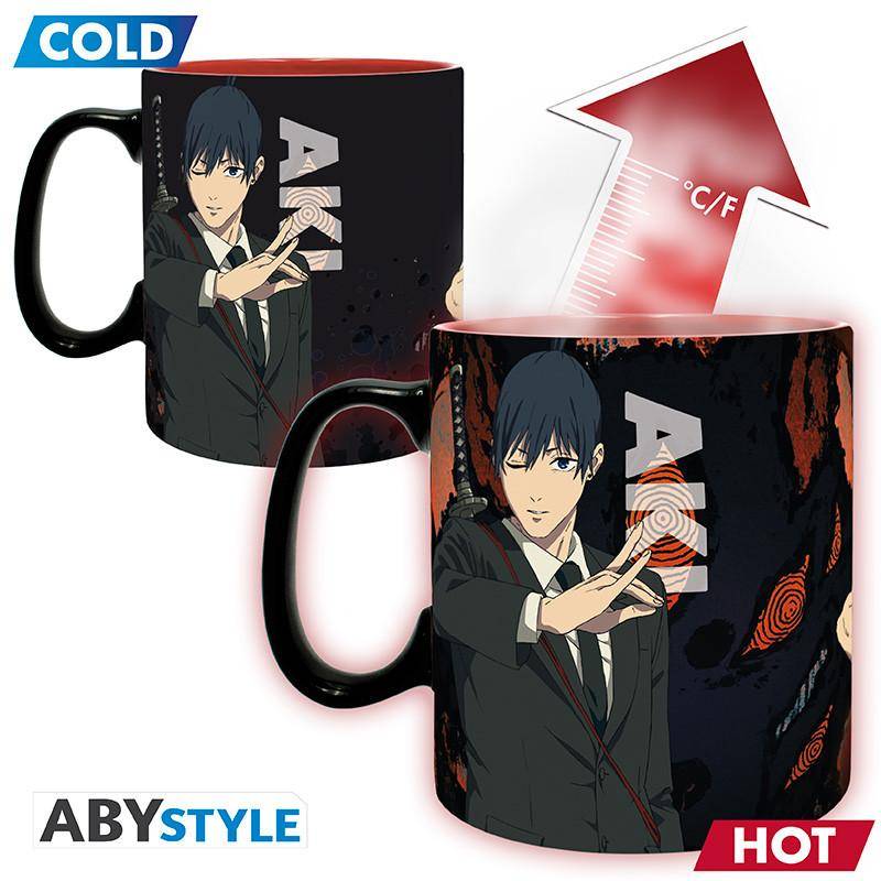 Chainsaw Man - Tasse mit Thermoeffekt Denji & Aki - 460 ml