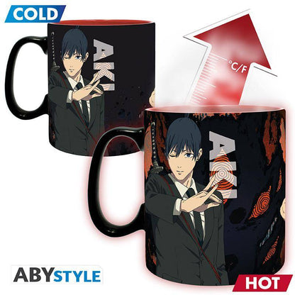 Chainsaw Man - Tasse mit Thermoeffekt Denji & Aki - 460 ml