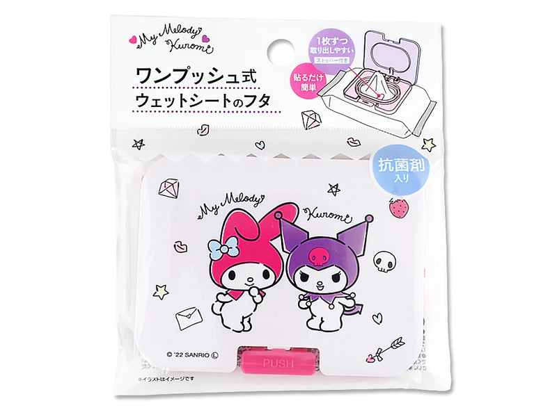 Sanrio - Feuchttücher Deckel Kuromi & My Melody - JPN