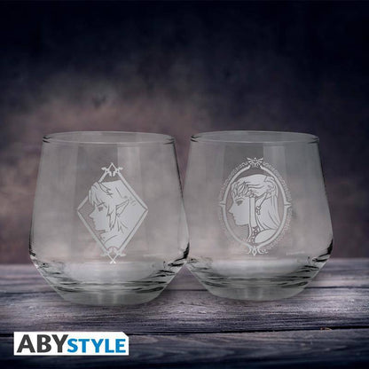 The Legend of Zelda - Gläserset Zelda & Link - 300 ml