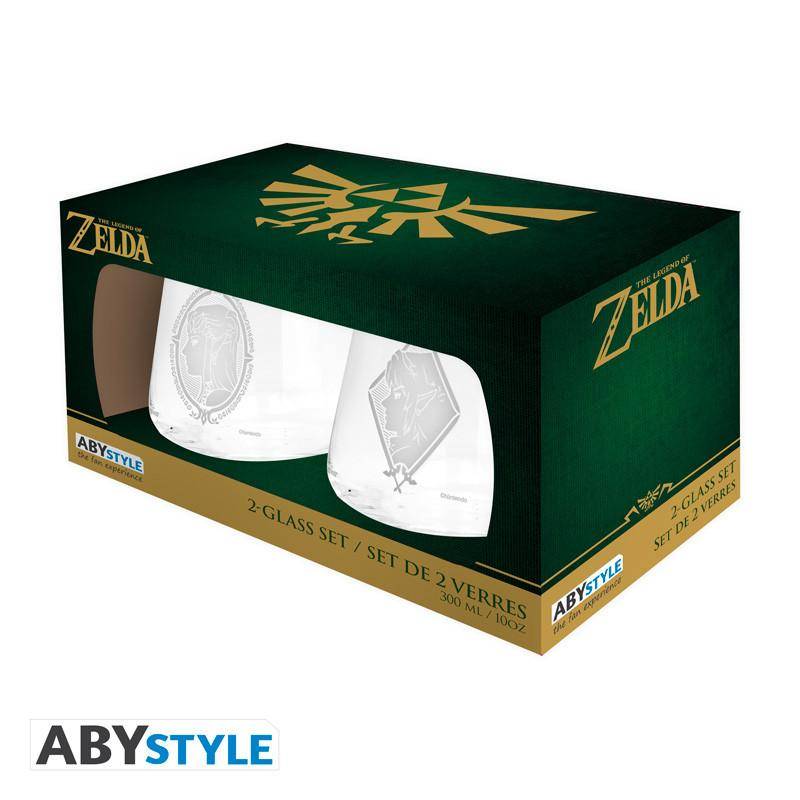 The Legend of Zelda - Gläserset Zelda & Link - 300 ml