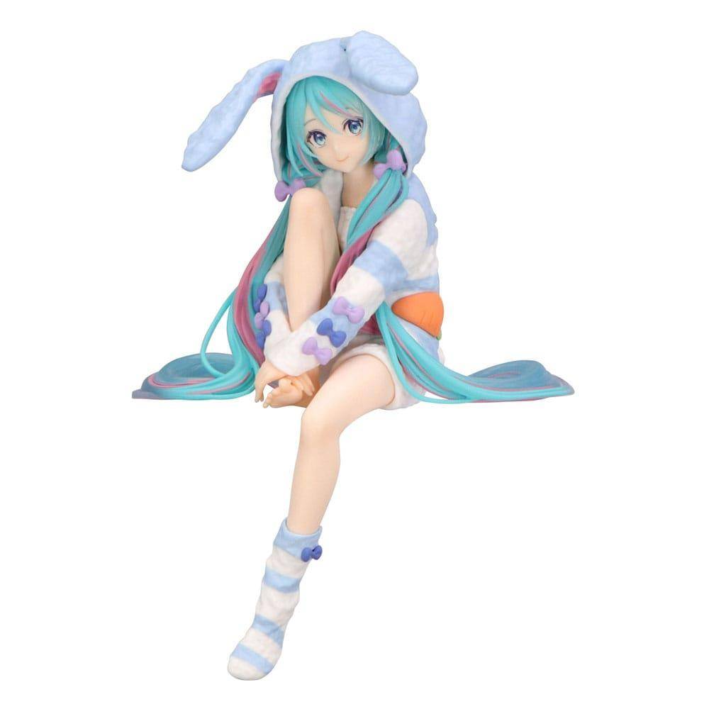 Hatsune Miku - Noodle Stopper Statue Hatsune Miku Rabbit Ear Hoodie - 14 cm