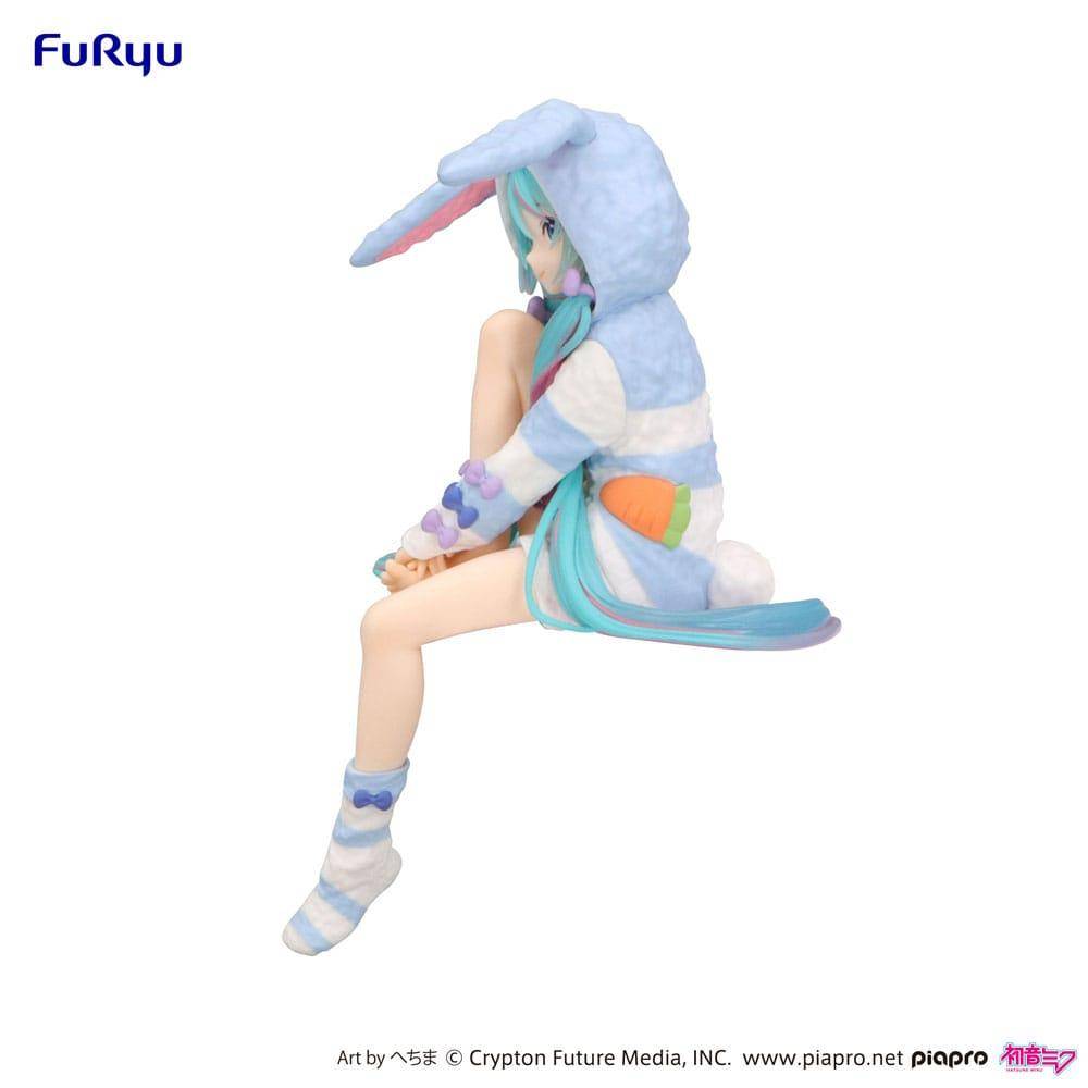Hatsune Miku - Noodle Stopper Statue Hatsune Miku Rabbit Ear Hoodie - 14 cm