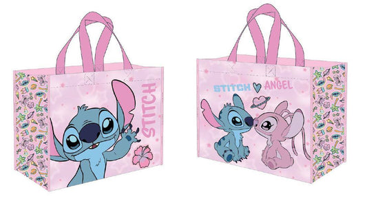 Disney - Tragetasche Stitch & Angel, Cute & Pluffy - 45 x 40 cm
