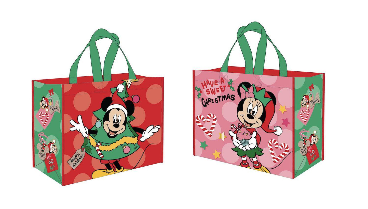 Disney - Tragetasche Minnie & Mickey Xmas - 45 x 40 cm