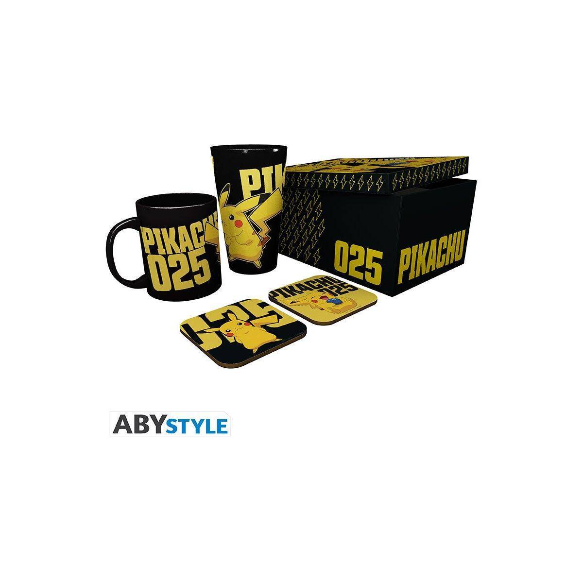 Pokemon - Geschenkset Pikachu Tasse + Untersetzer