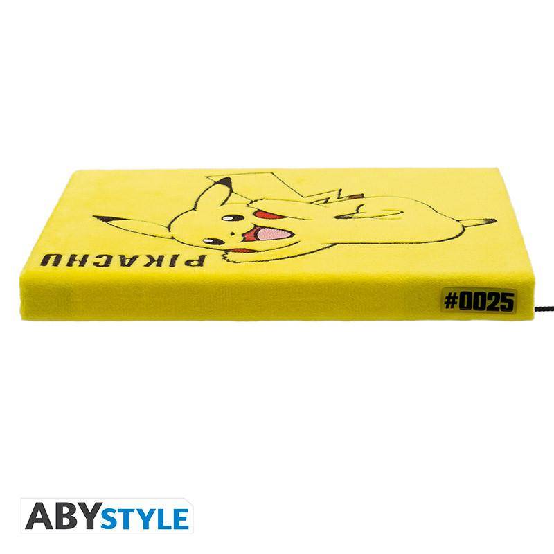 Pokemon - Notizbuch Plüsch Pikachu