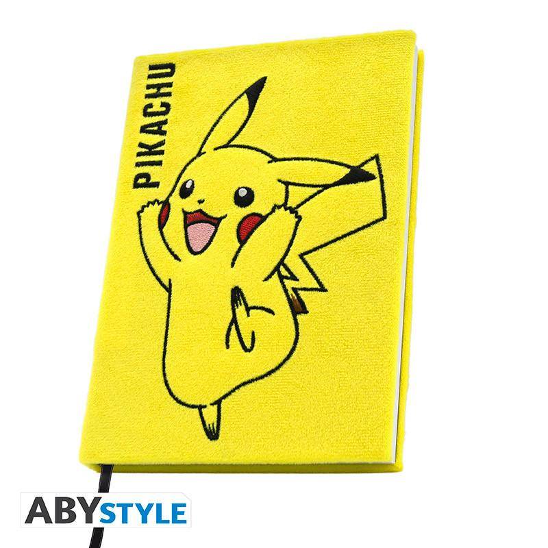 Pokemon - Notizbuch Plüsch Pikachu
