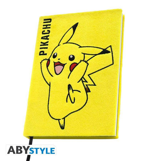 Pokemon - Notizbuch Plüsch Pikachu