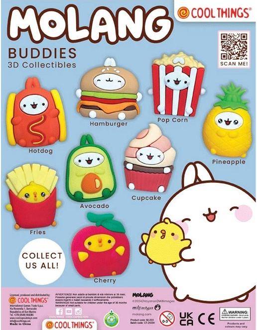 Molang - Mystery Kapsel Minifigur Buddies Essen - 6,5 cm