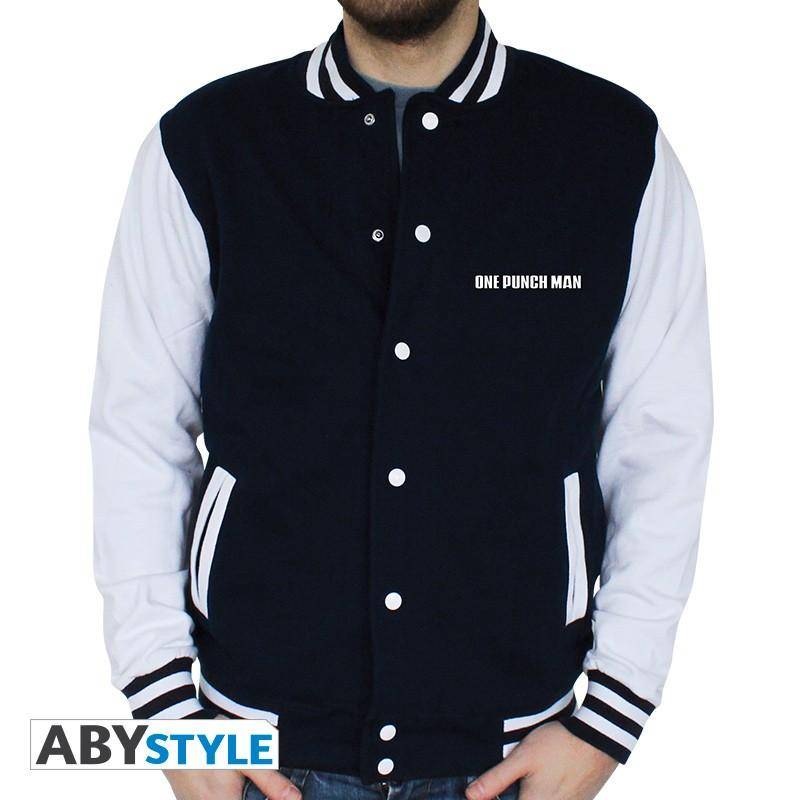 One Punch Man - College Jacke Hero Association Schwarz Weiss