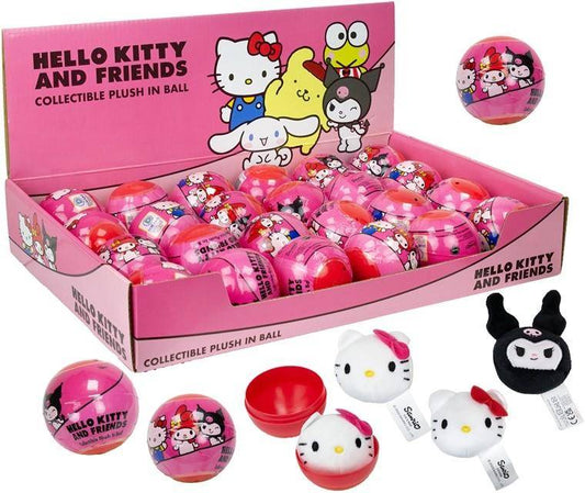 Sanrio - Mystery Kapsel Plüsch Hello Kitty and Friends - 6,5 cm