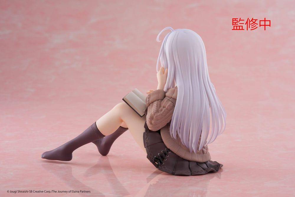Wandering Witch: The Journey of Elaina - Statue Elaina Book reading - 13 cm