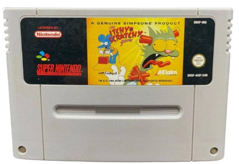 SNES - The Itchy & Scratchy Game - Nur Modul (Gebraucht)