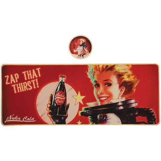 Fallout - Mousepad + Untersetzer Nuka Cola - 80 x 30 cm