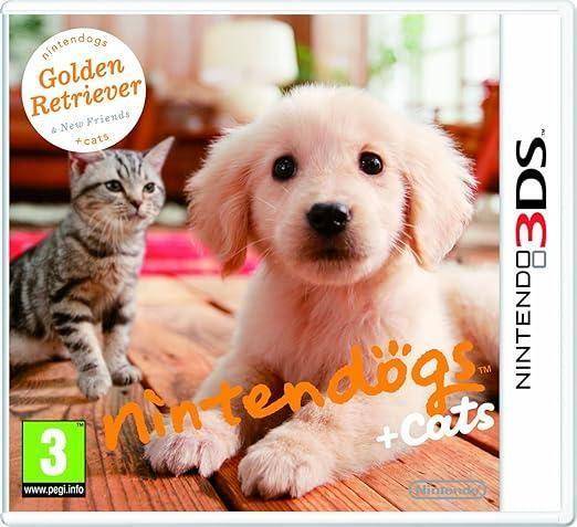 3DS - Nintendogs + Cats Golden Retriever & Neue Freunde - Nur Modul (Gebraucht)