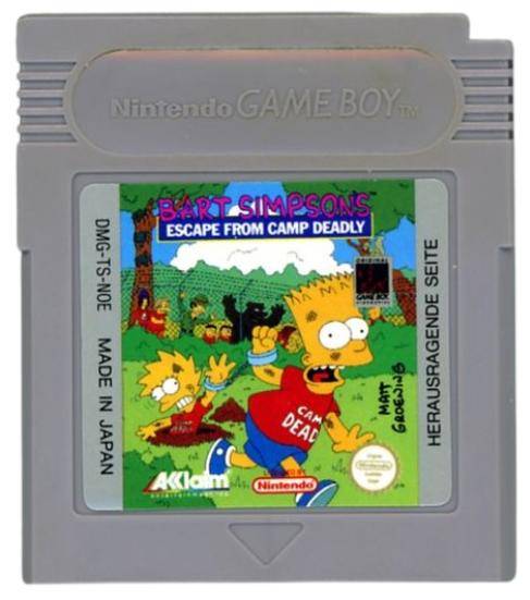 GB - Bart Simpsons Escape From Camp Deadly - Nur Modul (Gebraucht)