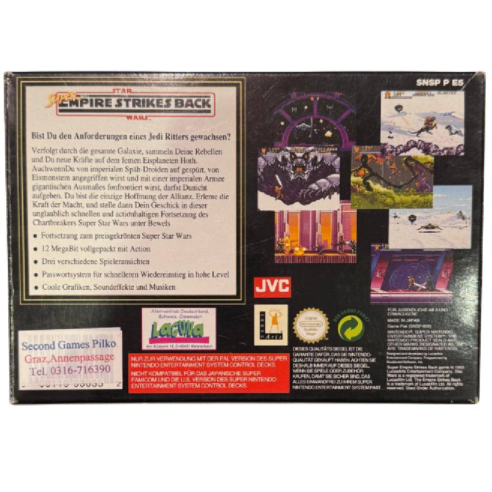 SNES - Super Star Wars The Empire Strikes Back - Mit OVP (Gebraucht)