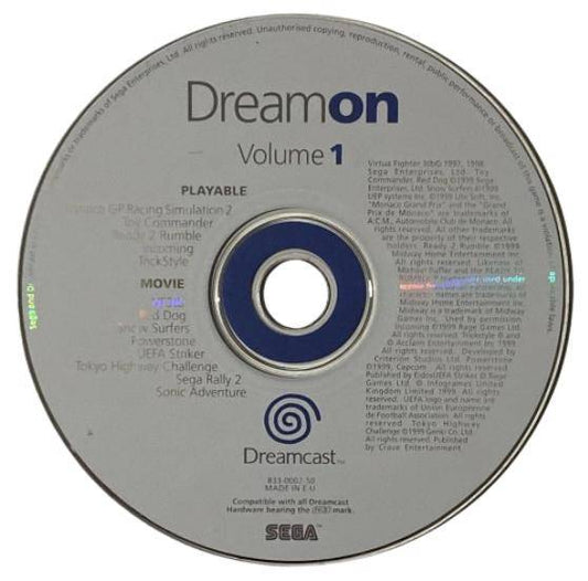 SEGA Dreamcast - DreamOn Volume 1 - Nur Disc (Gebraucht)