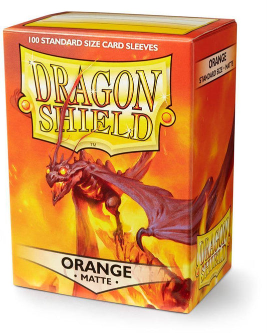 Dragon Shield - Kartenhüllen Standard Größe - Orange Matt - 100 Stk