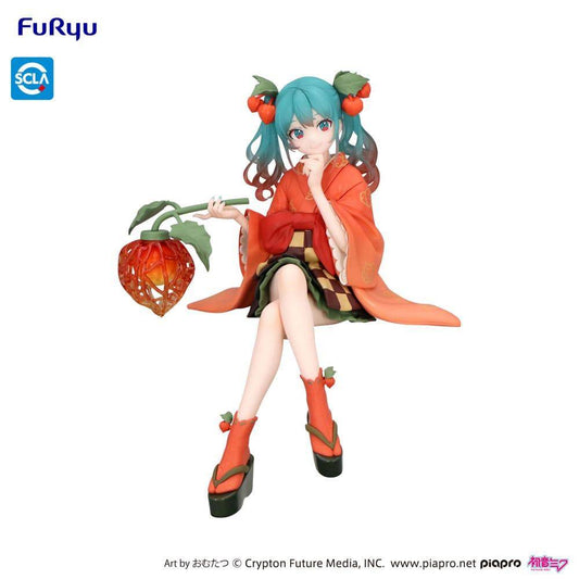 Hatsune Miku - Noodle Stopper Statue Hatsune Miku Winter Cherry - 15 cm