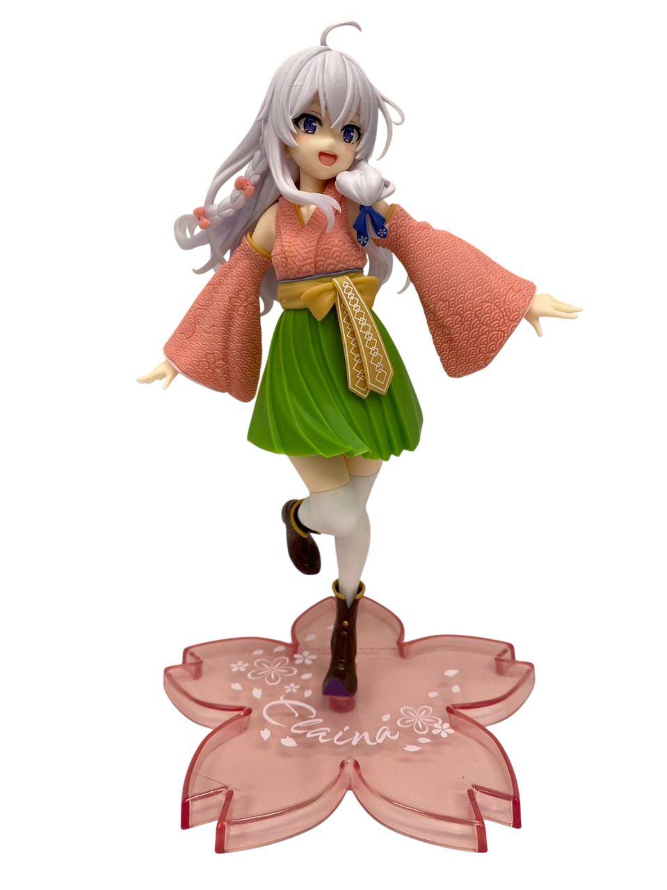 Wandering Witch: The Journey of Elaina - Statue Elaina Japanese Kimono - 20 cm - Ohne OVP (Gebraucht)
