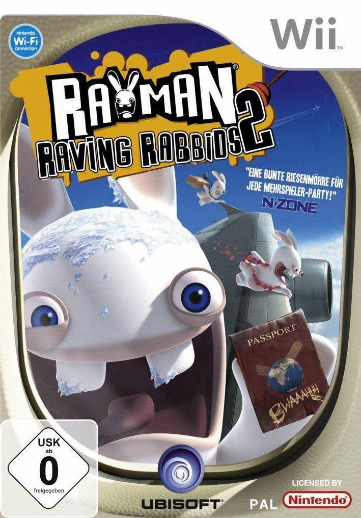 Wii - Rayman Raving Rabbids 2 - Nur Disc (Gebraucht)