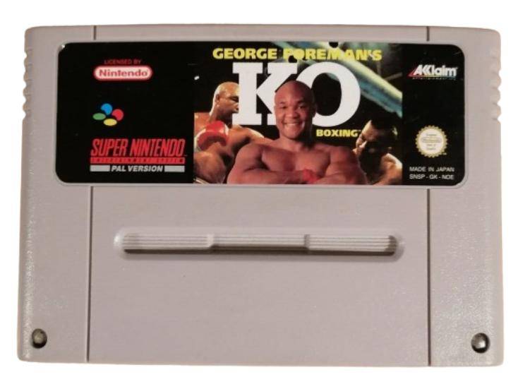 SNES - George Foremans KO Boxing - Nur Modul (Gebraucht)