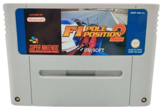 SNES - F1 Pole Position 2 - Nur Modul (Gebraucht)