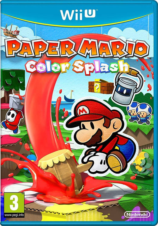 Wii U - Paper Mario Color Splash (Sealed)
