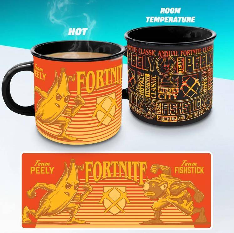 Fortnite - Tasse mit Thermoeffekt Peely VS Fishstick - 300 ml