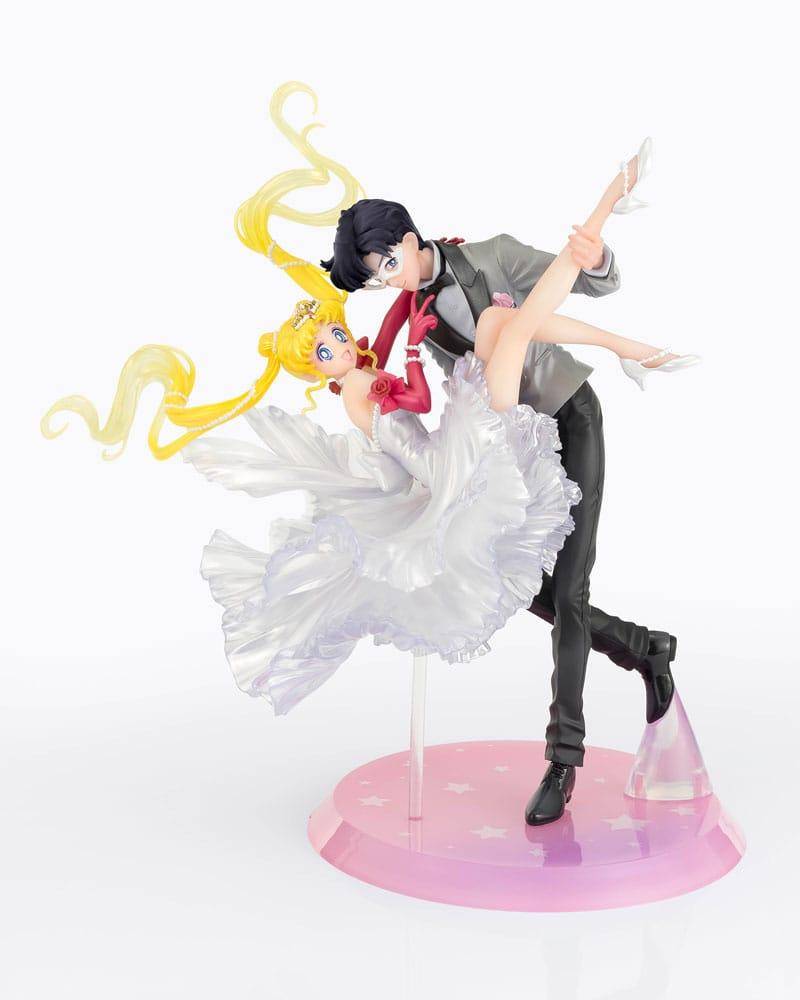Sailor Moon - Statue Sailor Moon & Tuxedo Mask - 24 cm