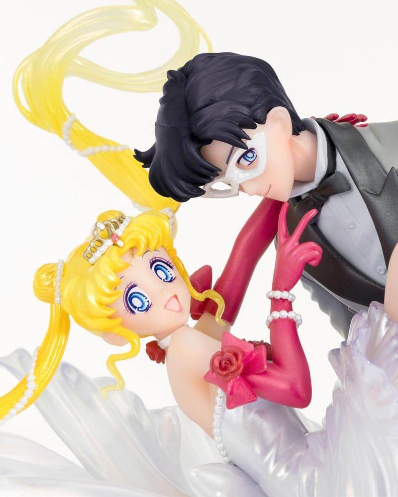 Sailor Moon - Statue Sailor Moon & Tuxedo Mask - 24 cm