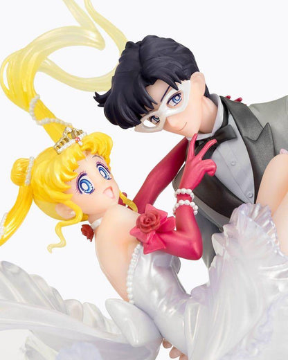 Sailor Moon - Statue Sailor Moon & Tuxedo Mask - 24 cm