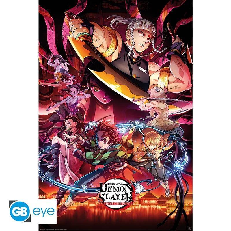 Demon Slayer - Poster Entertainmant District - 91,5 x 61 cm