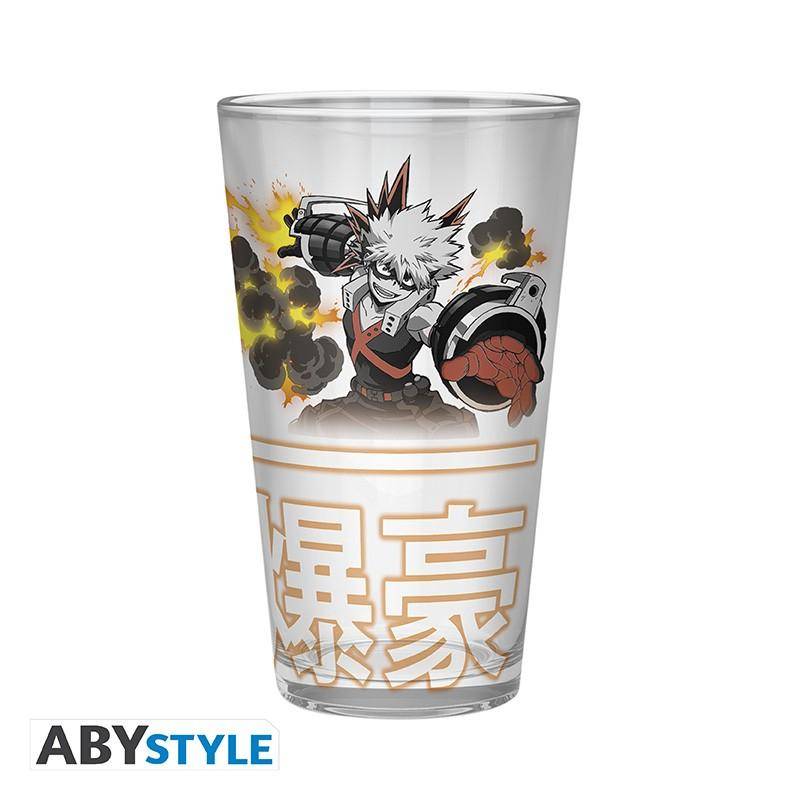 My Hero Academia - Geschenkset - Glas, Notizbuch & Anstecker