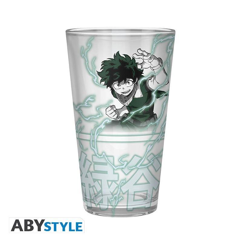 My Hero Academia - Geschenkset - Glas, Notizbuch & Anstecker