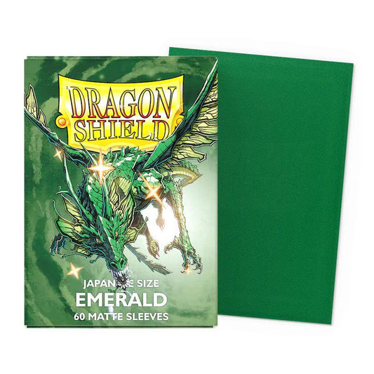 Dragon Shield - Kartenhüllen Japanische Größe - Smaragd Matt - 60 Stk