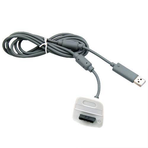 XBOX 360 - Controller - USB-Ladekabel - Weiss (Dritthersteller)